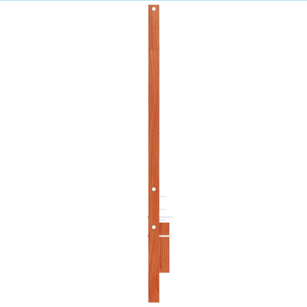 Kopfteil Wachsbraun 135 cm Massivholz Kiefer