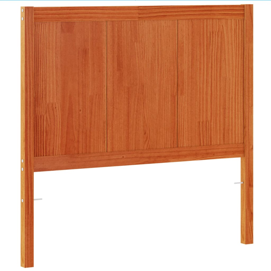 Kopfteil Wachsbraun 100 cm Massivholz Kiefer
