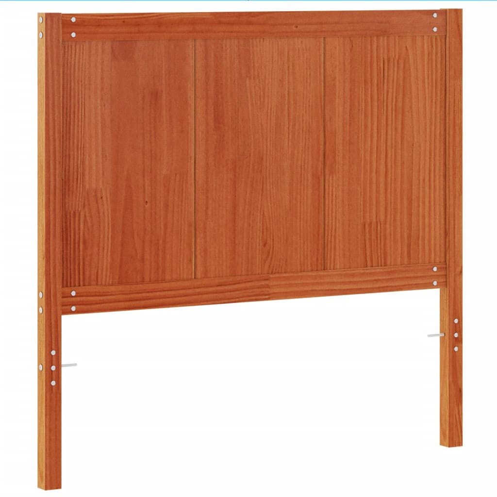 Kopfteil Wachsbraun 100 cm Massivholz Kiefer