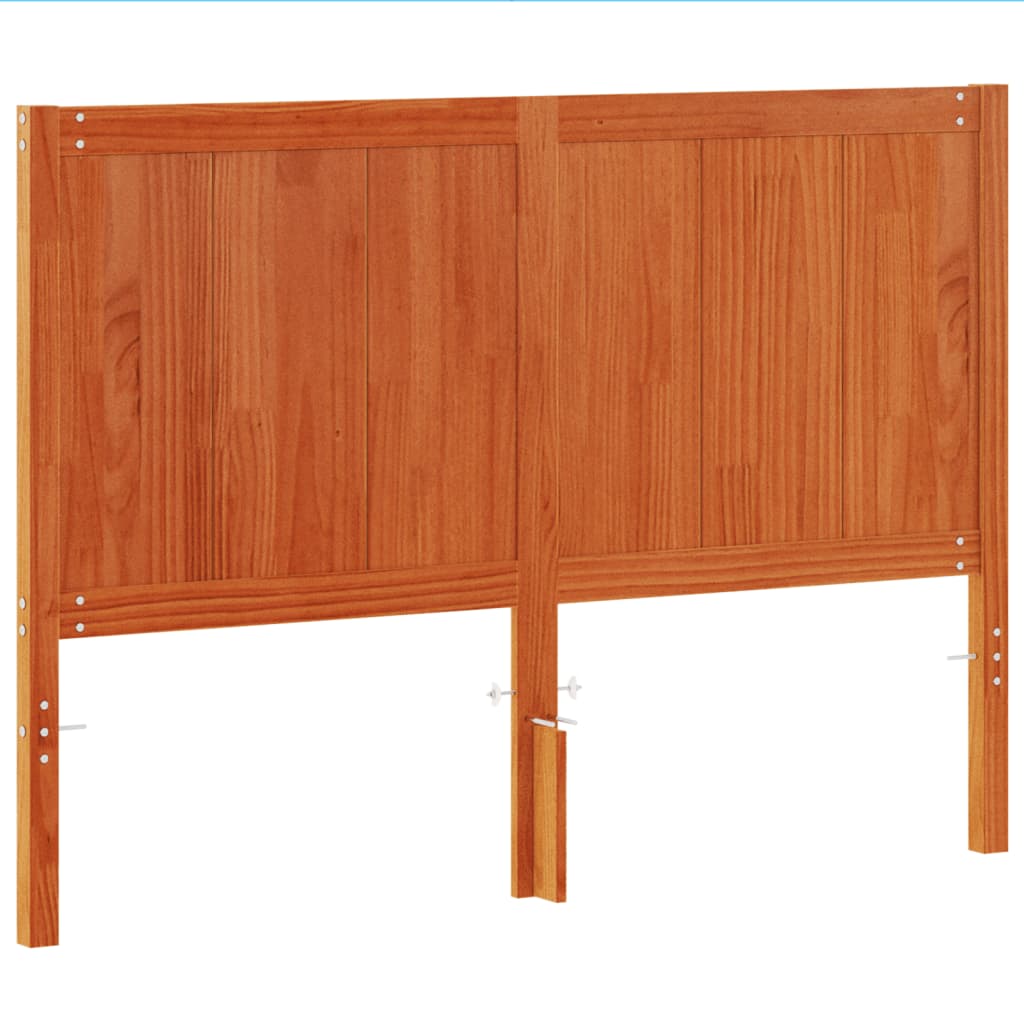 Kopfteil Wachsbraun 150 cm Massivholz Kiefer