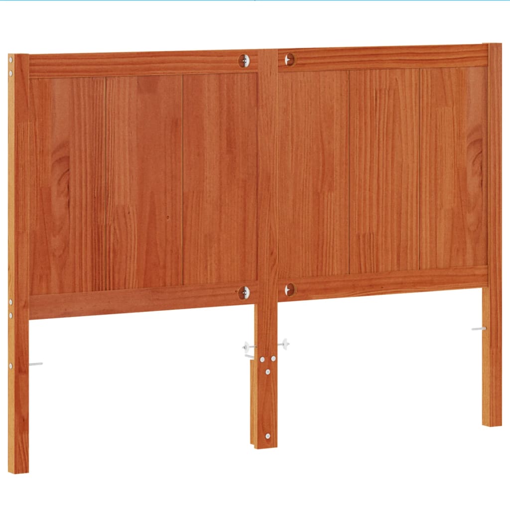 Kopfteil Wachsbraun 150 cm Massivholz Kiefer