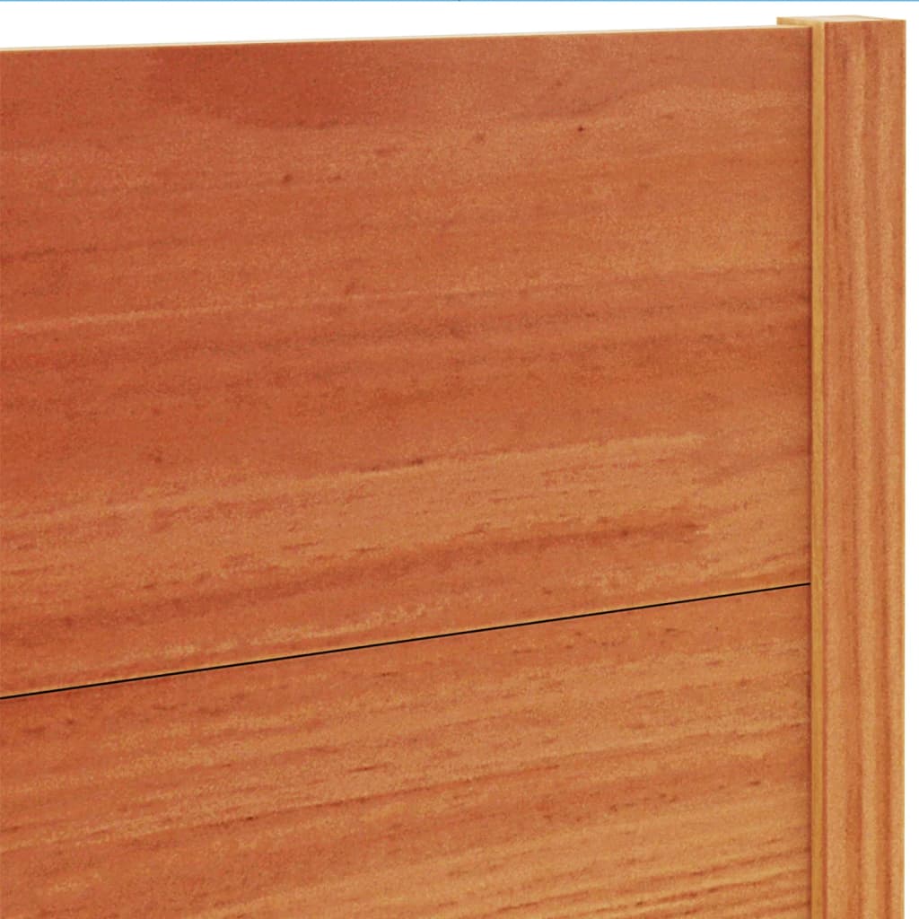 Kopfteil Wachsbraun 135 cm Massivholz Kiefer