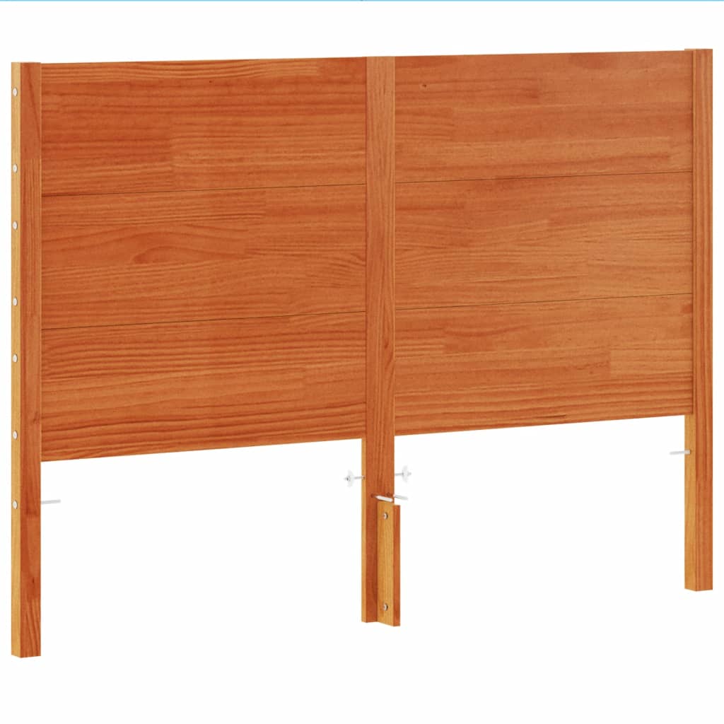 Kopfteil Wachsbraun 150 cm Massivholz Kiefer