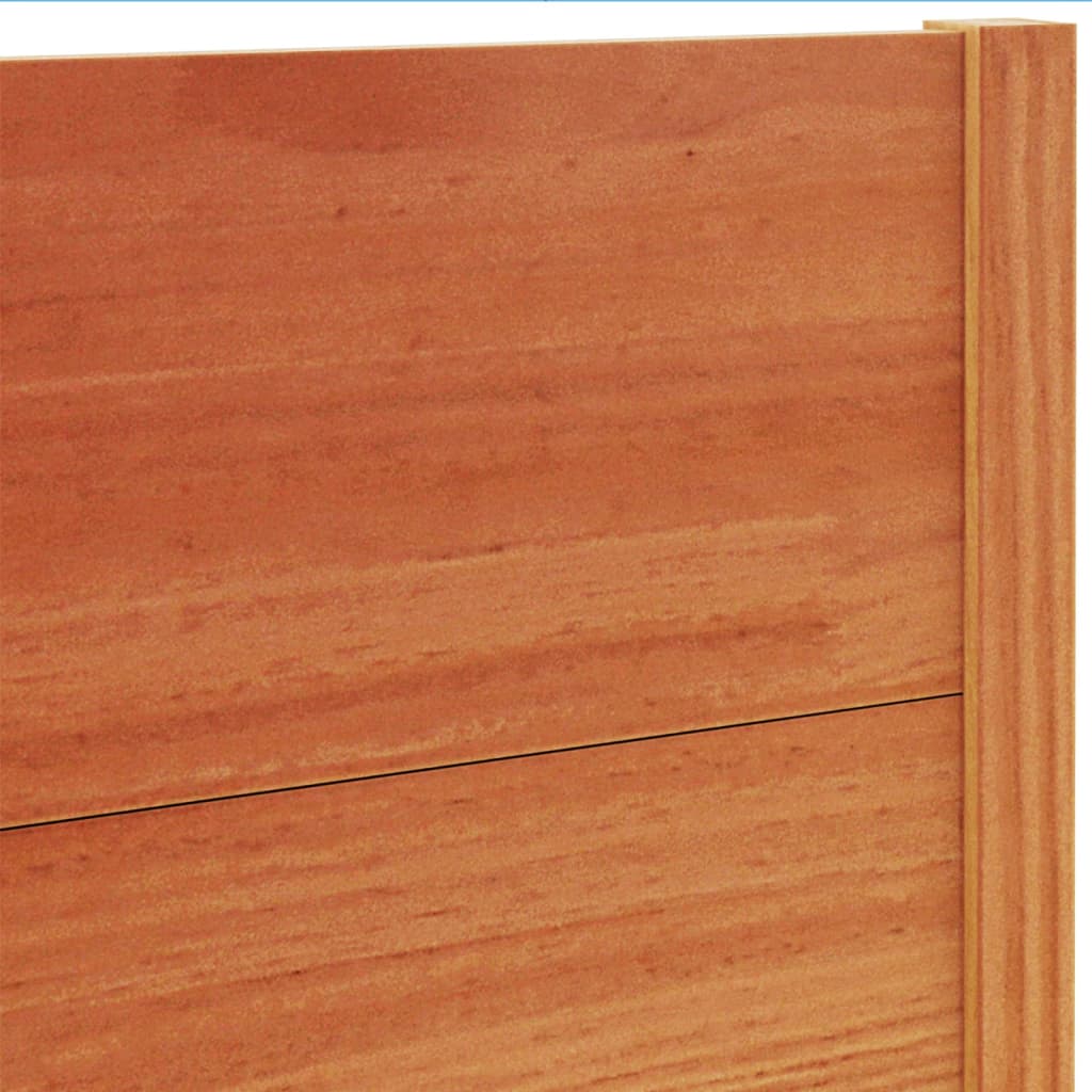 Kopfteil Wachsbraun 150 cm Massivholz Kiefer