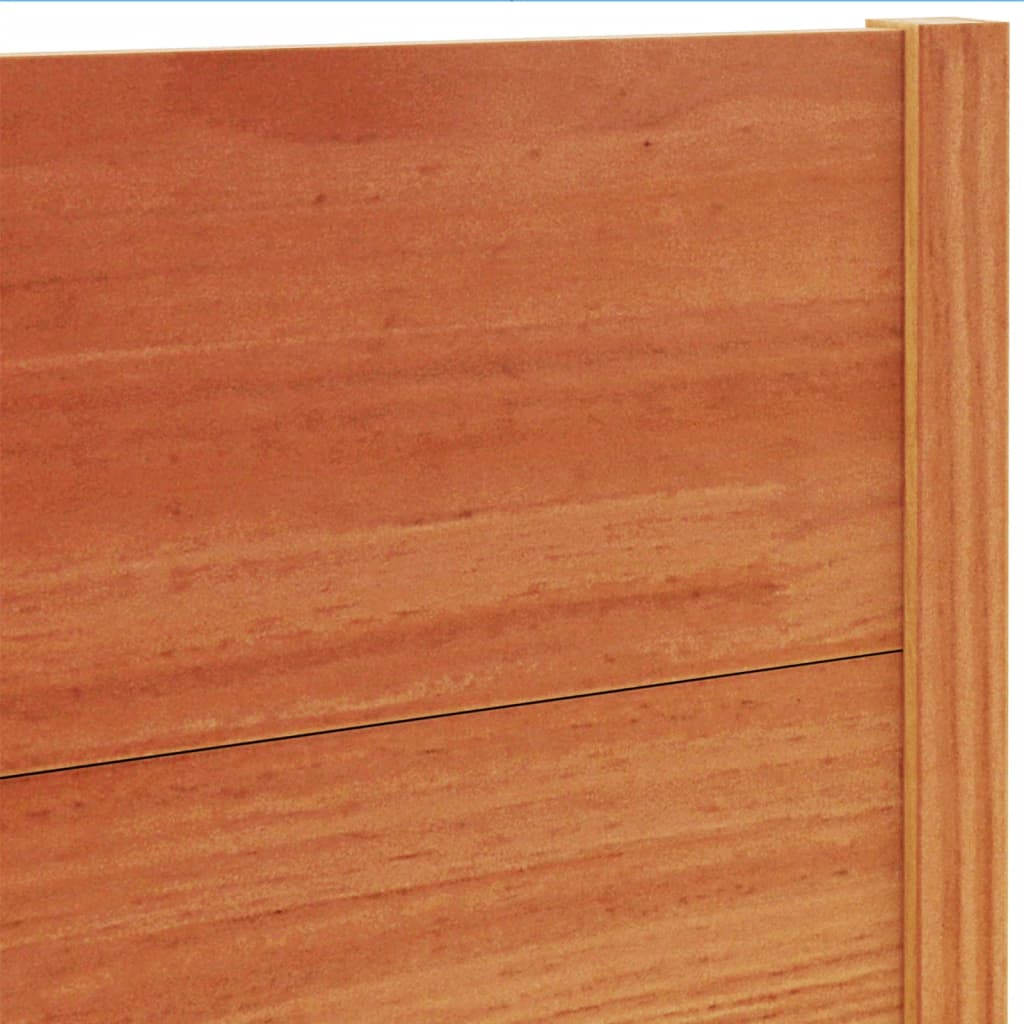 Kopfteil Wachsbraun 160 cm Massivholz Kiefer