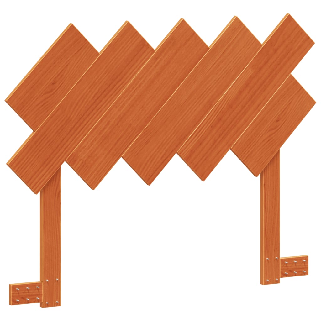 Kopfteil Wachsbraun 100 cm Massivholz Kiefer