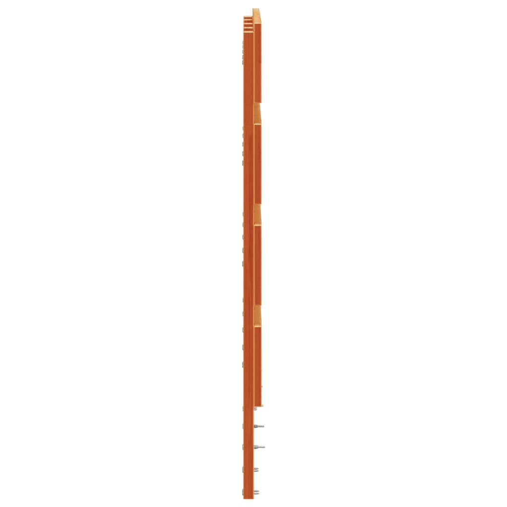 Kopfteil Wachsbraun 120 cm Massivholz Kiefer