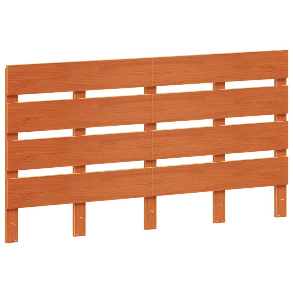 Kopfteil Wachsbraun 150 cm Massivholz Kiefer