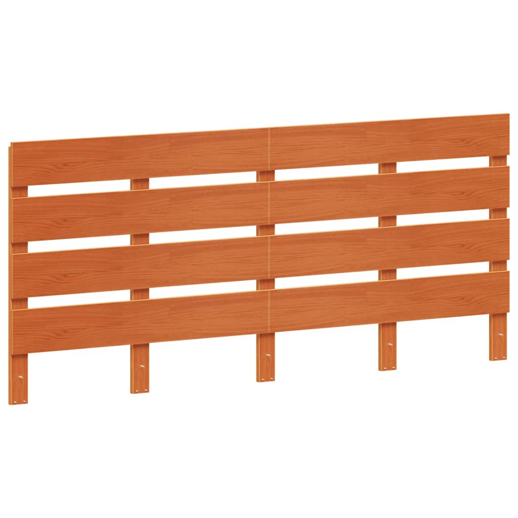 Kopfteil Wachsbraun 180 cm Massivholz Kiefer