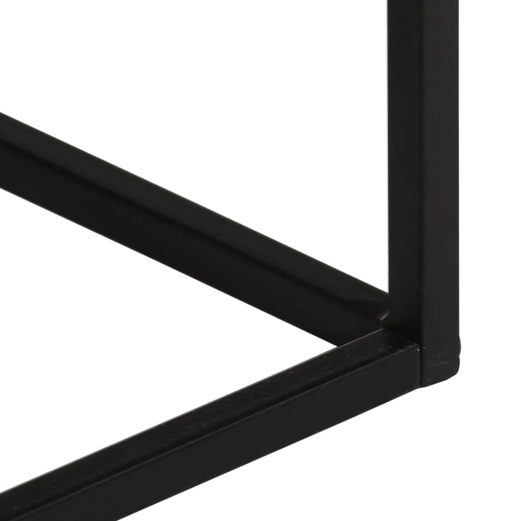 Konsolentisch 110x30x75 cm Massivholz Akazie und Eisen