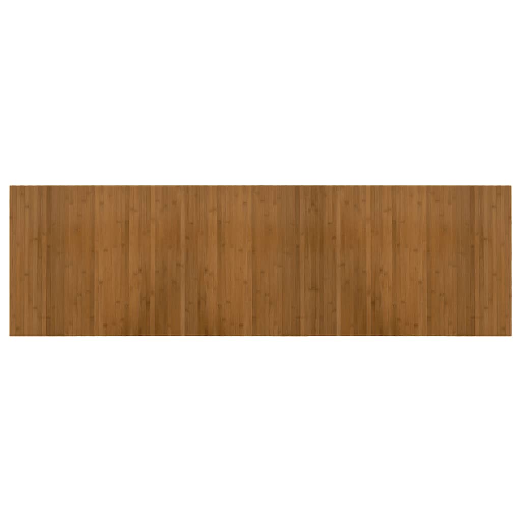 Teppich Rechteckig Braun 60x200 cm Bambus