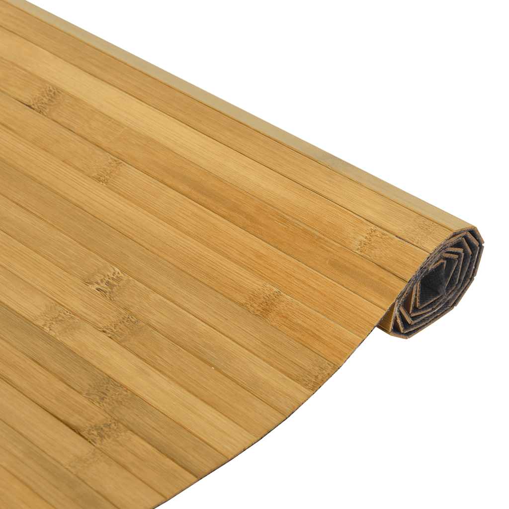 Teppich Rechteckig Natur 60x300 cm Bambus