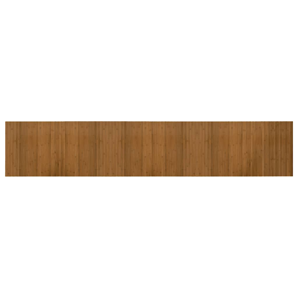 Teppich Rechteckig Braun 60x300 cm Bambus