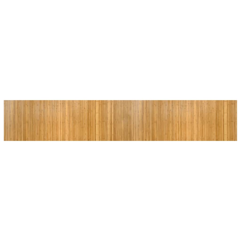 Teppich Rechteckig Natur 60x400 cm Bambus