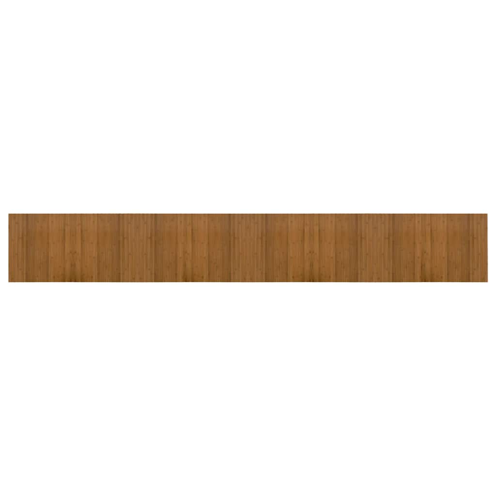 Teppich Rechteckig Braun 60x400 cm Bambus
