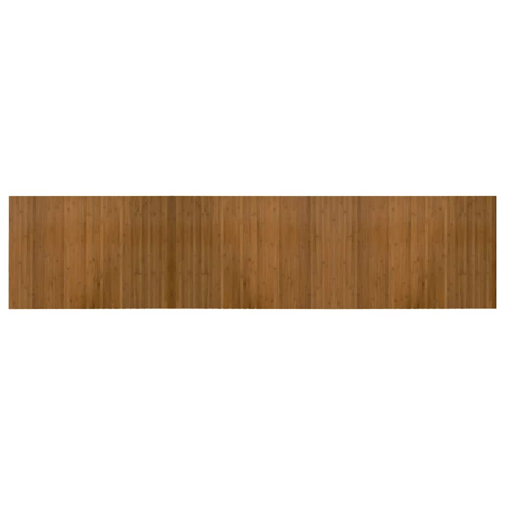 Teppich Rechteckig Braun 70x300 cm Bambus