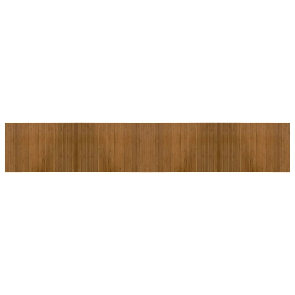 Teppich Rechteckig Braun 70x400 cm Bambus