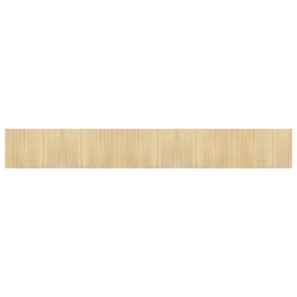 Teppich Rechteckig Hell Natur 70x500 cm Bambus