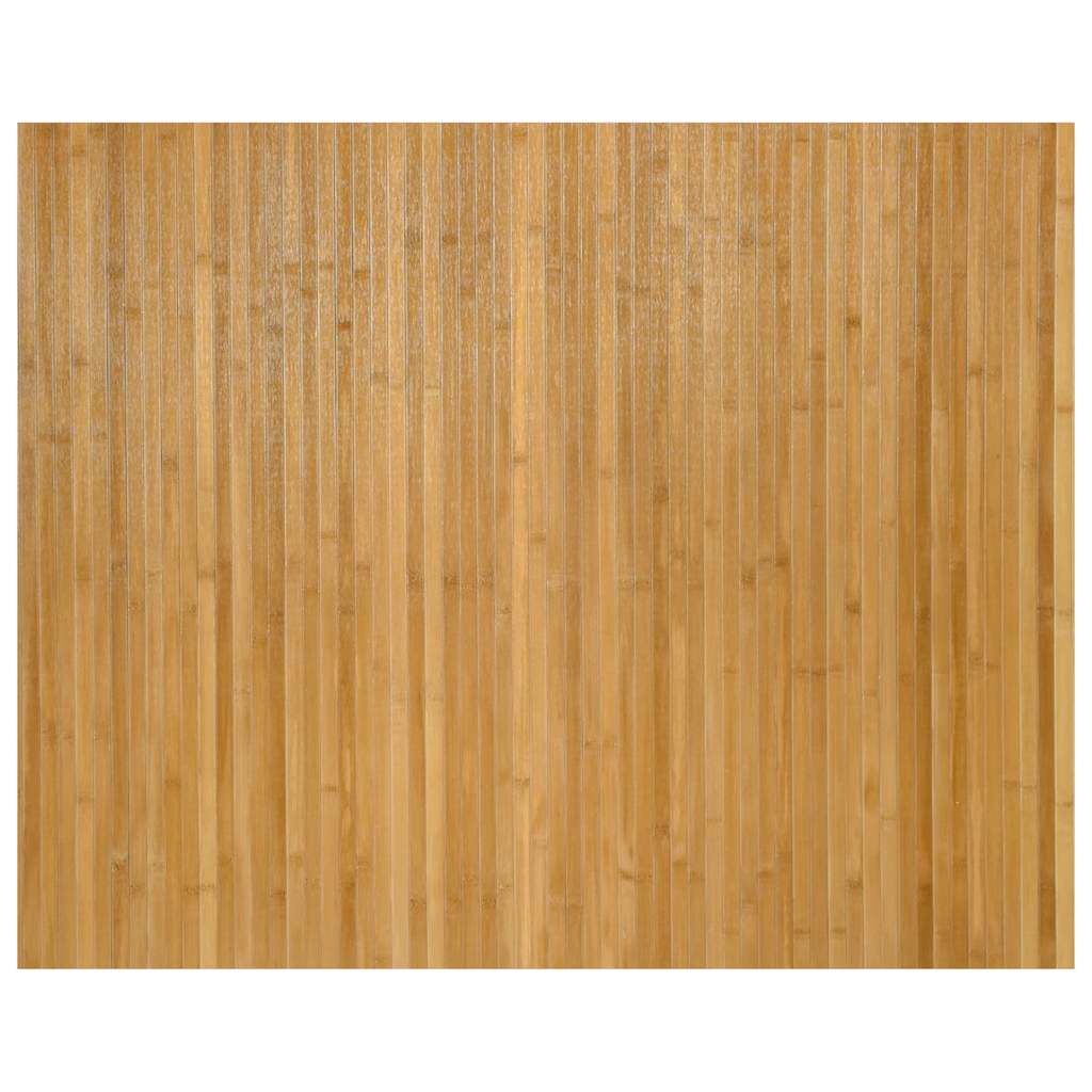 Teppich Rechteckig Natur 80x100 cm Bambus