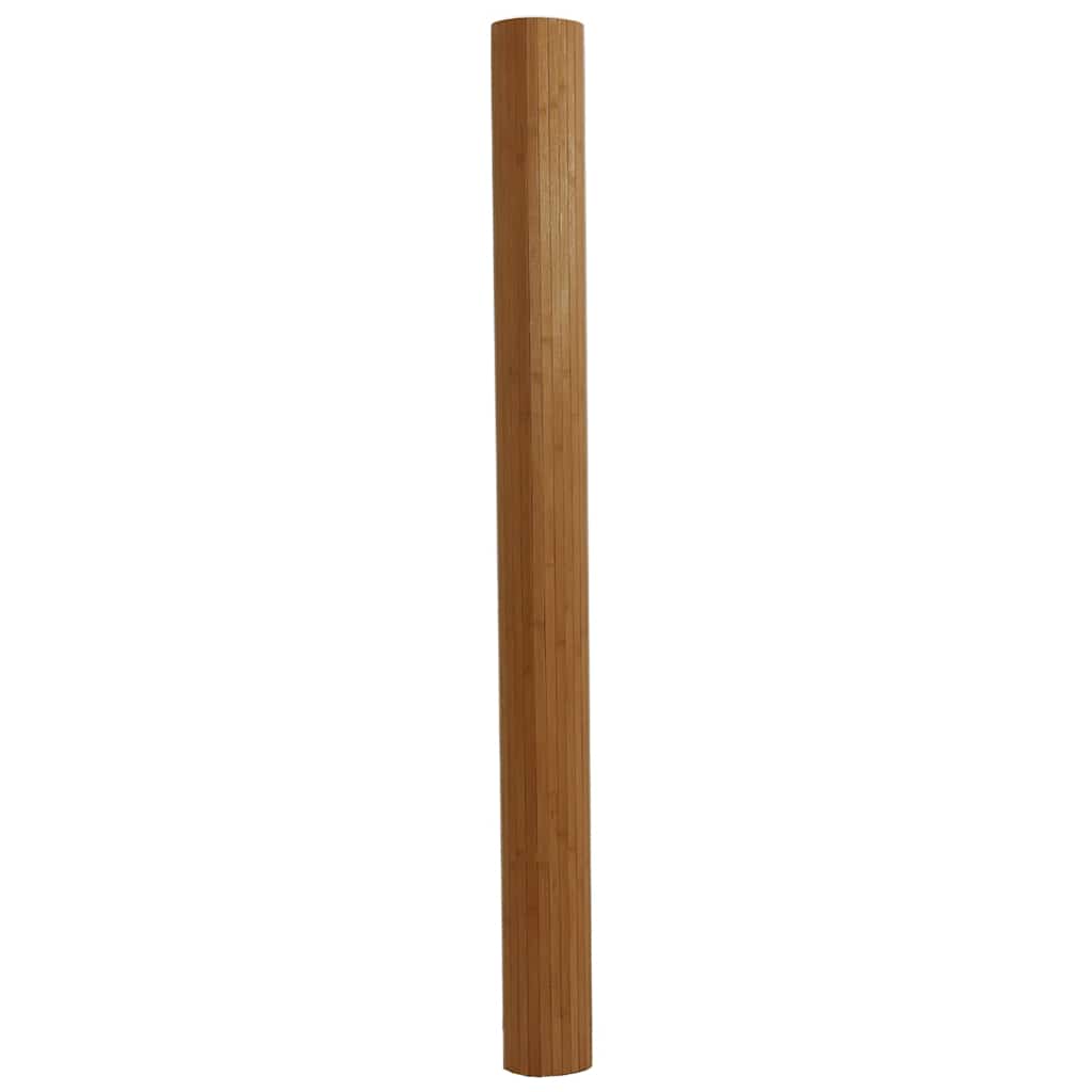 Teppich Rechteckig Braun 80x200 cm Bambus