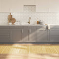 Teppich Rechteckig Hell Natur 80x400 cm Bambus