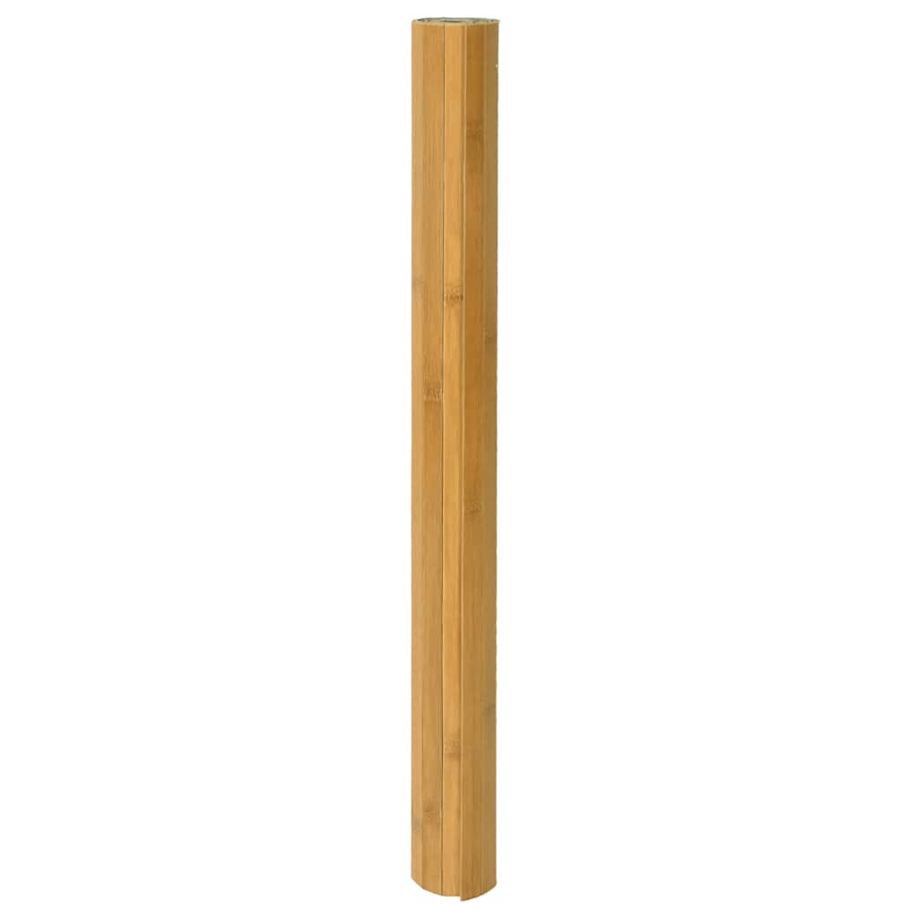 Teppich Rechteckig Natur 100x300 cm Bambus