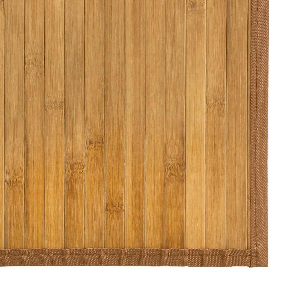 Teppich Rechteckig Natur 60x200 cm Bambus