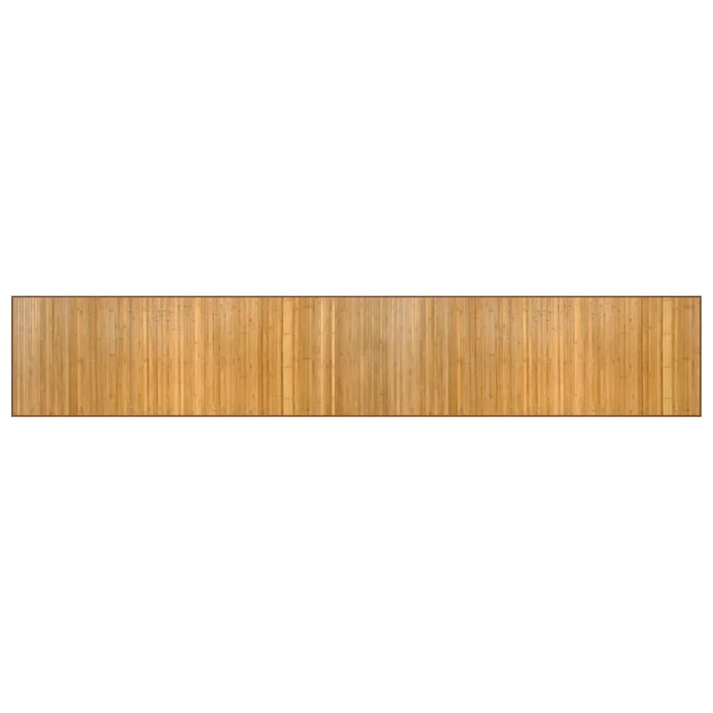Teppich Rechteckig Natur 60x400 cm Bambus