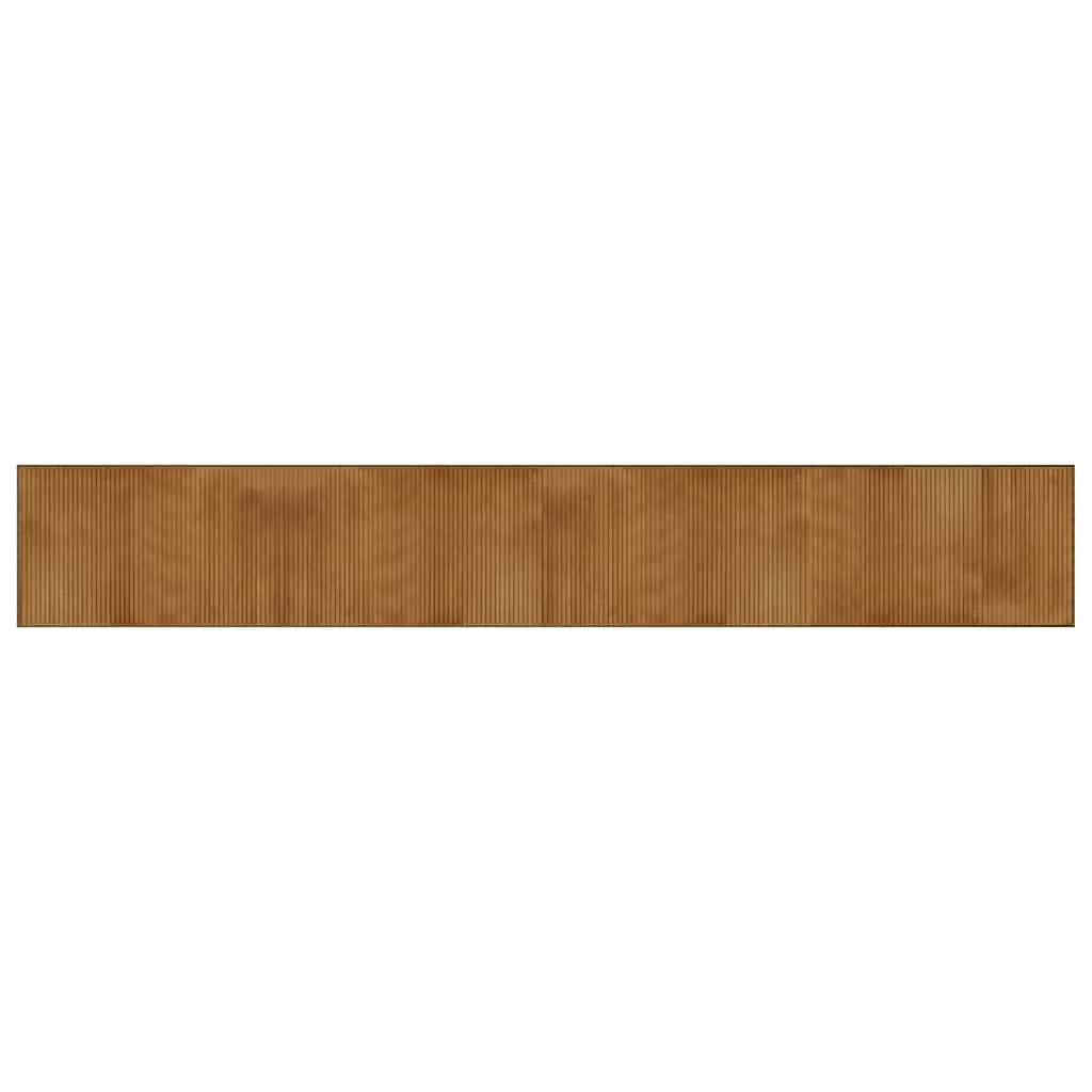 Teppich Rechteckig Braun 60x400 cm Bambus