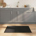 Teppich Rechteckig Schwarz 70x100 cm Bambus