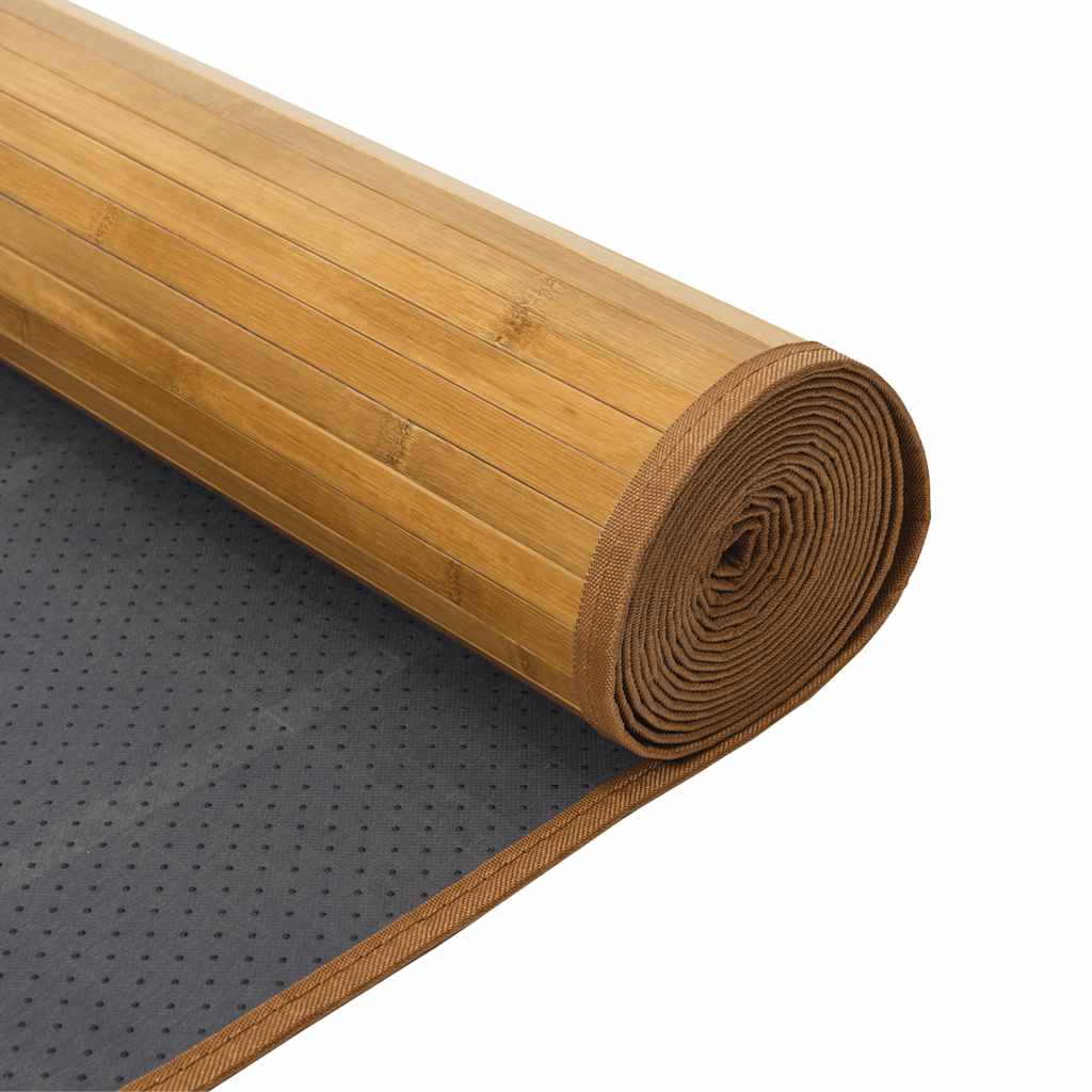 Teppich Rechteckig Natur 80x1000 cm Bambus