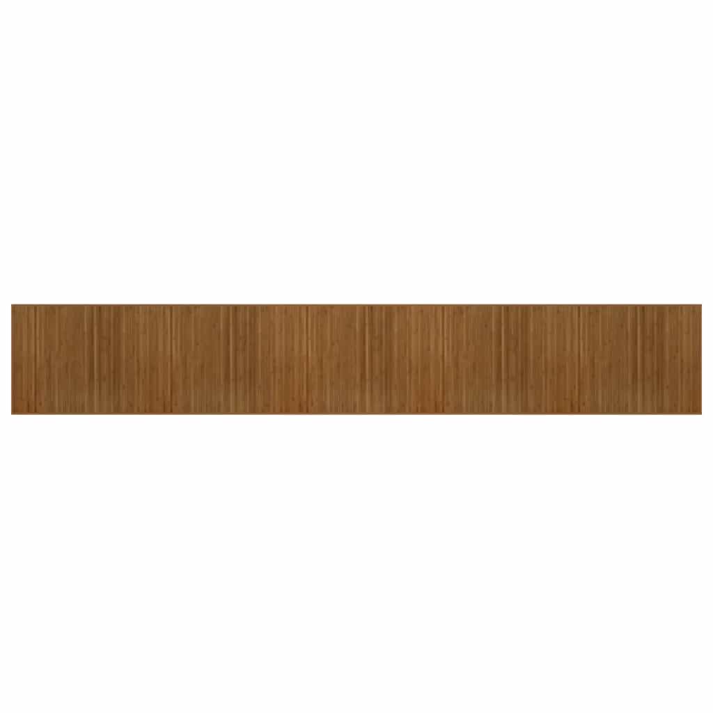 Teppich Rechteckig Braun 80x1000 cm Bambus
