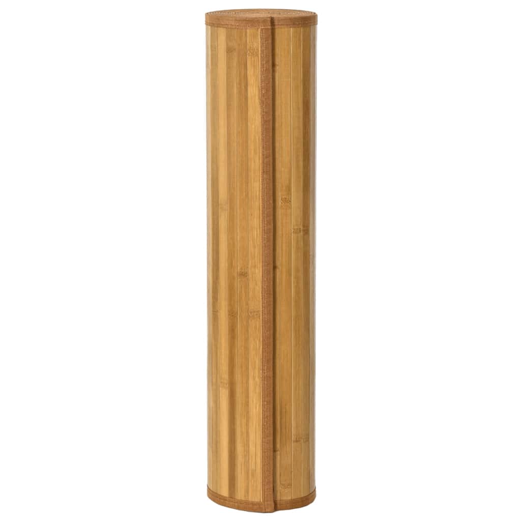 Teppich Rechteckig Natur 100x300 cm Bambus