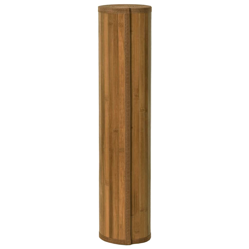 Teppich Rechteckig Braun 100x300 cm Bambus