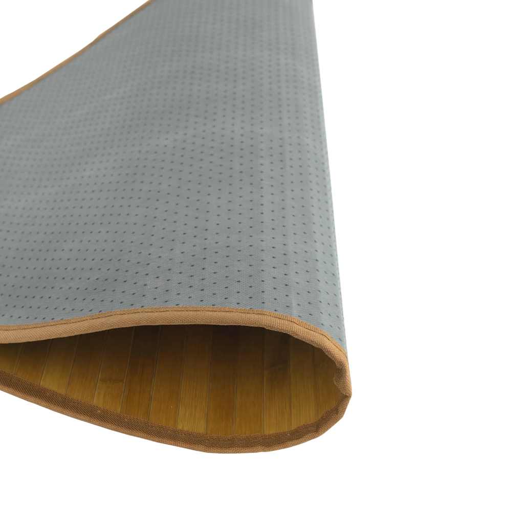 Teppich Rund Natur 80 cm Bambus