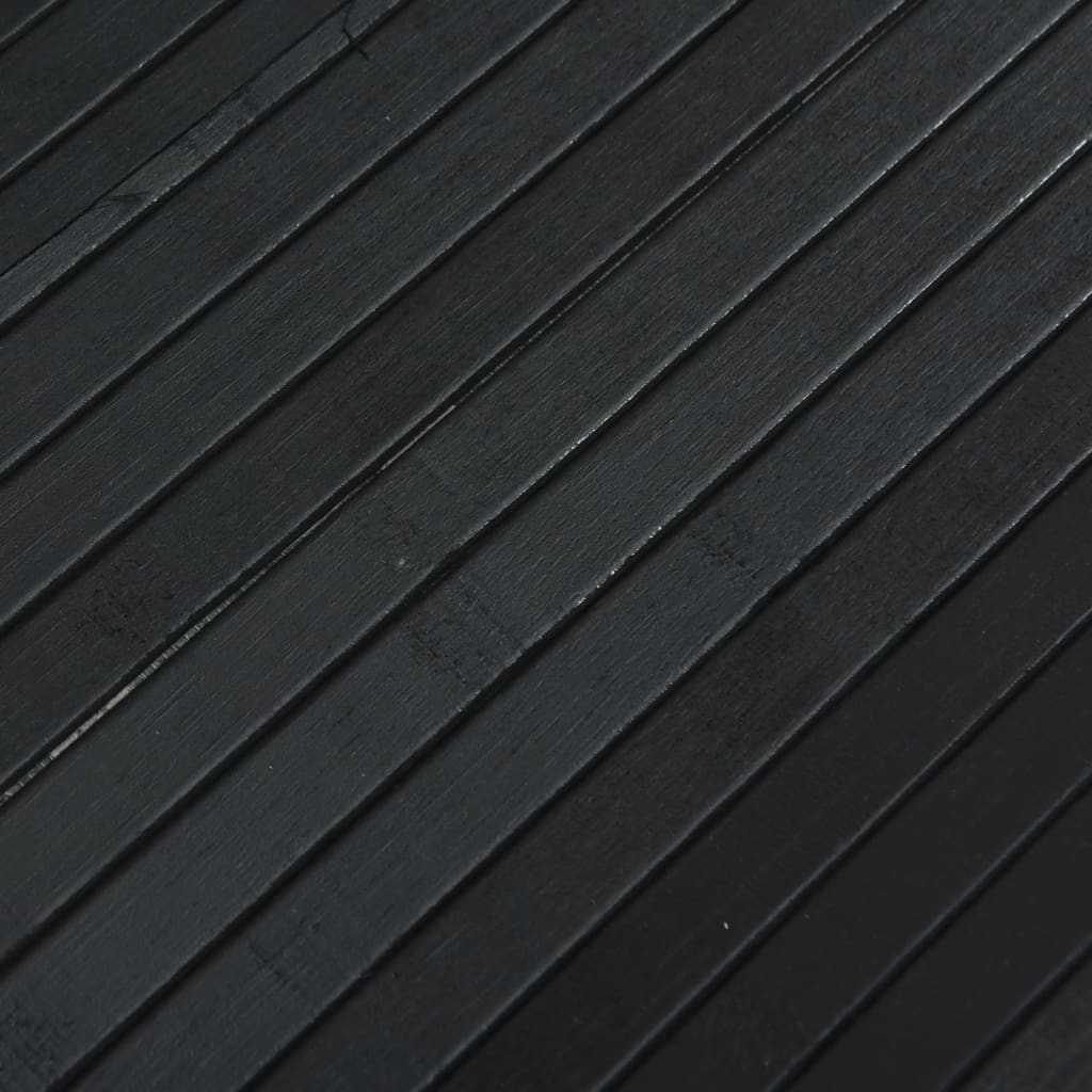 Paravent Schwarz Breite 400 cm Höhe 165 cm Bambus