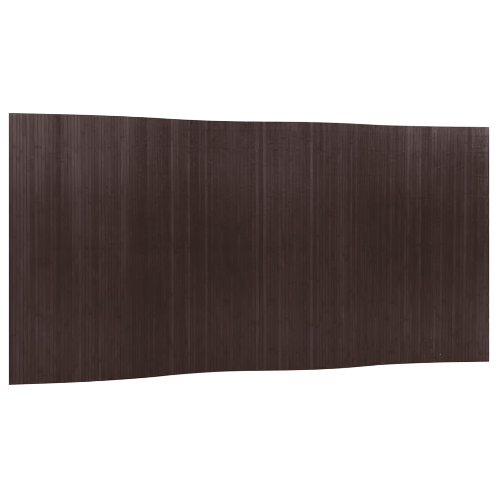 Paravent Dunkelbraun Breite 400 cm Höhe 165 cm Bambus