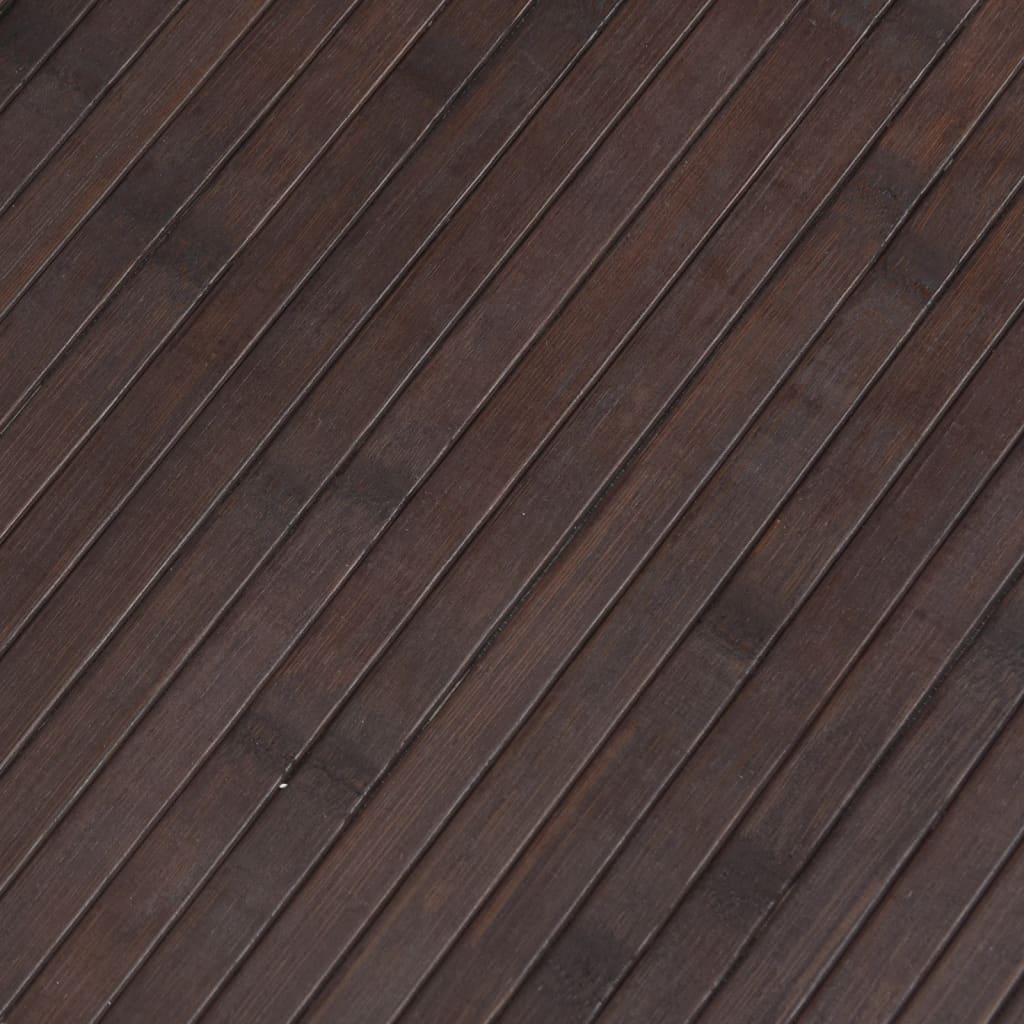 Paravent Dunkelbraun Breite 400 cm Höhe 165 cm Bambus