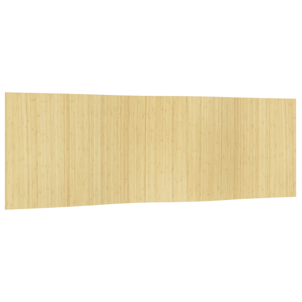 Paravent Hell Natur Breite 600 cm Höhe 165 cm Bambus