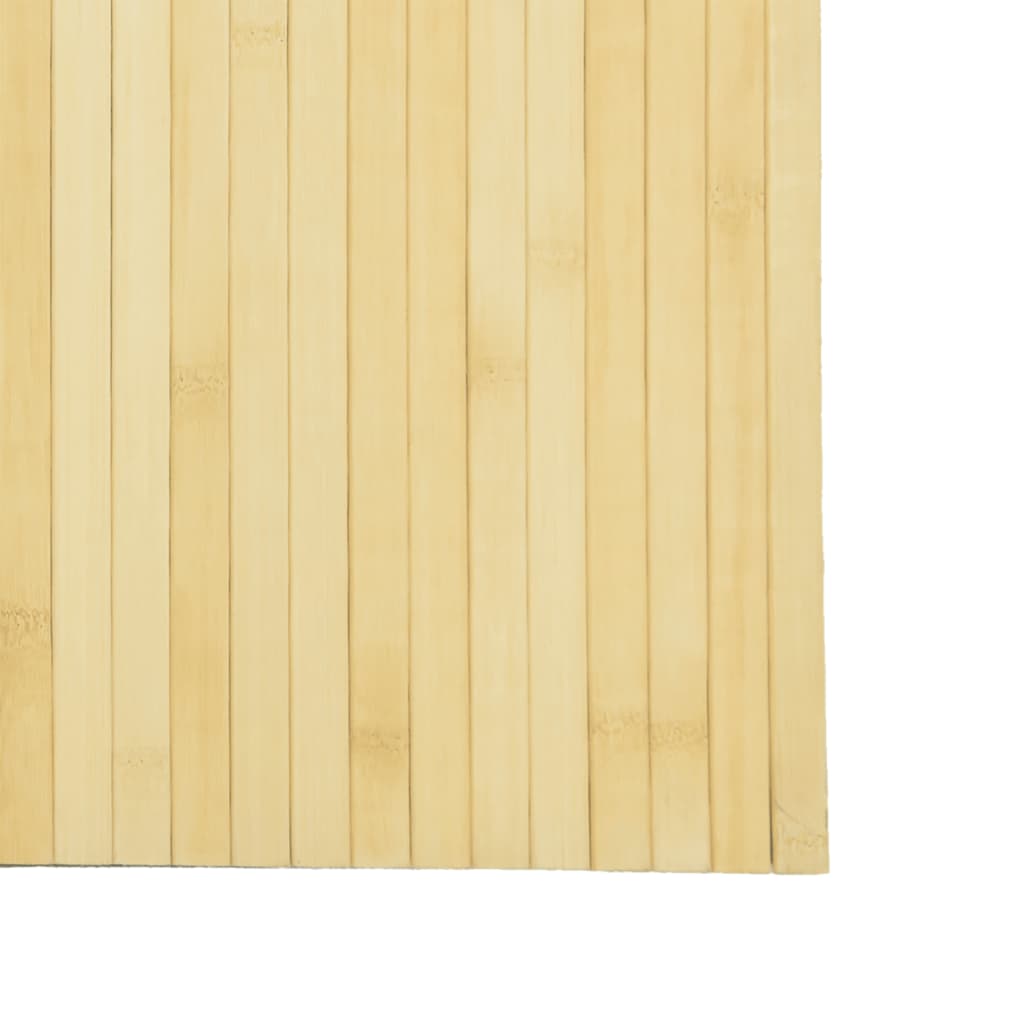 Paravent Hell Natur Breite 600 cm Höhe 165 cm Bambus