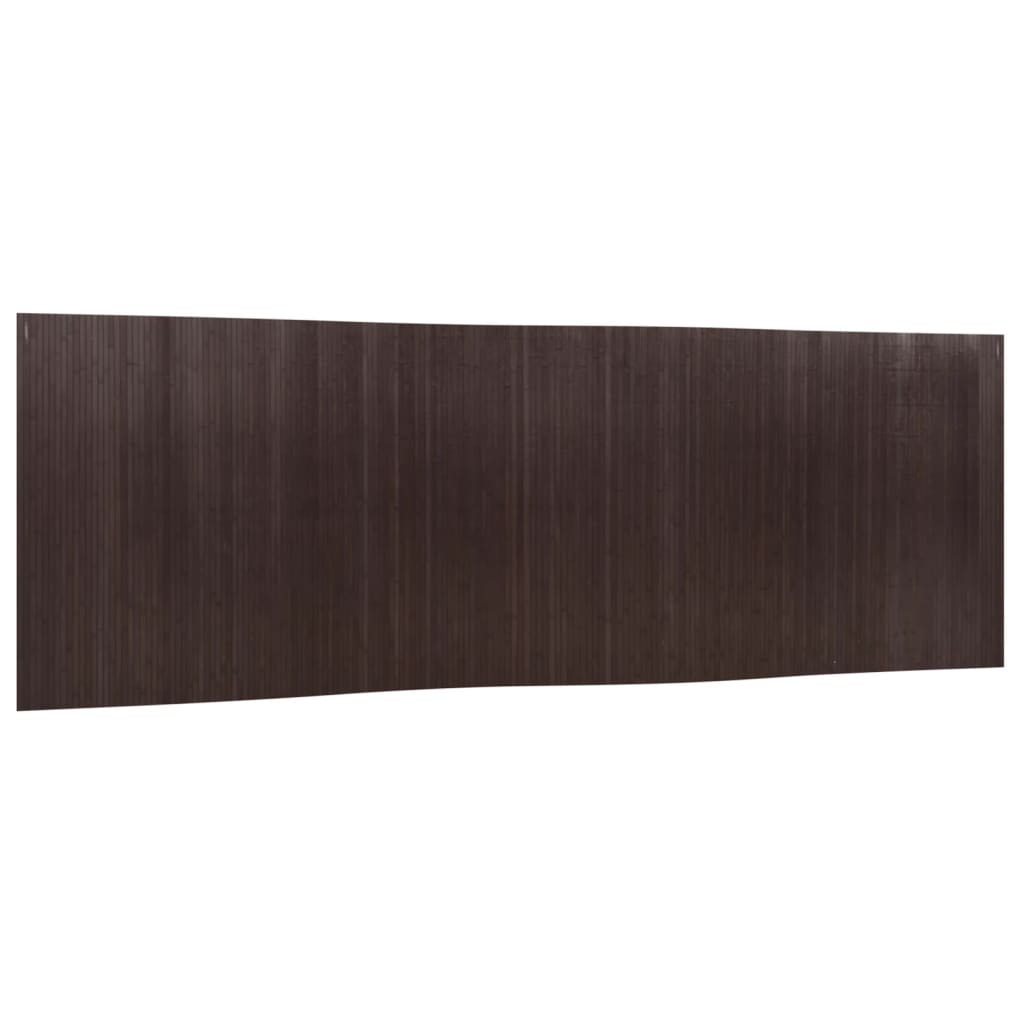 Paravent Dunkelbraun Breite 600 cm Höhe 165 cm Bambus