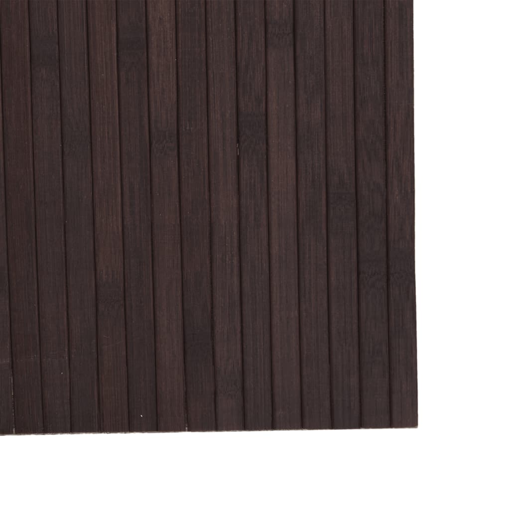 Paravent Dunkelbraun Breite 600 cm Höhe 165 cm Bambus