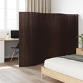 Paravent Dunkelbraun Breite 600 cm Höhe 165 cm Bambus