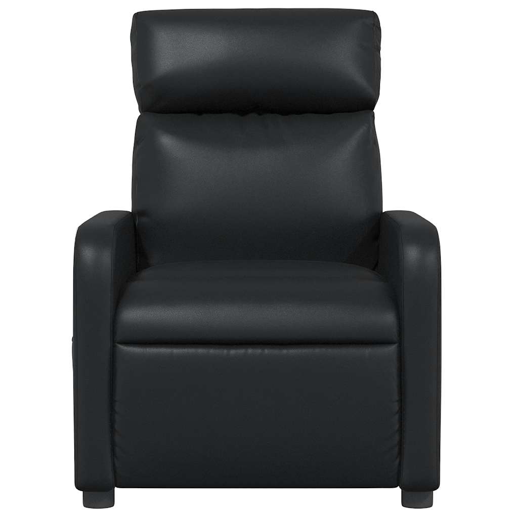 Massagesessel Schwarz Kunstleder