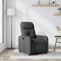 Relaxsessel Dunkelgrau Stoff