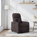 Relaxsessel Dunkelbraun Stoff