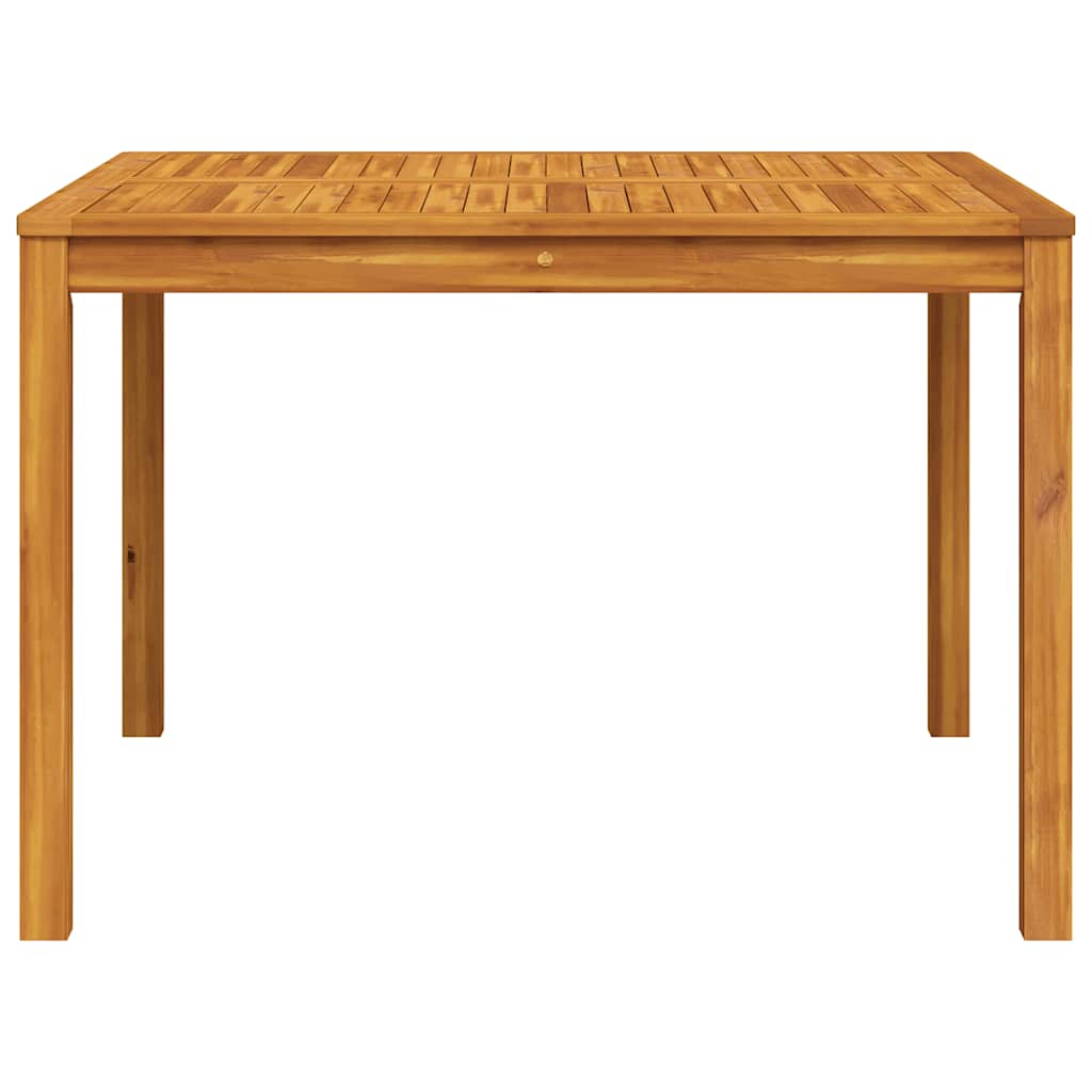 Garten-Esstisch 110x110x75 cm Massivholz Akazie