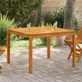 Garten-Esstisch 110x110x75 cm Massivholz Akazie