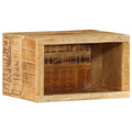 Nachttisch Braun 40 x 30 x 25 cm Massivholz Mango