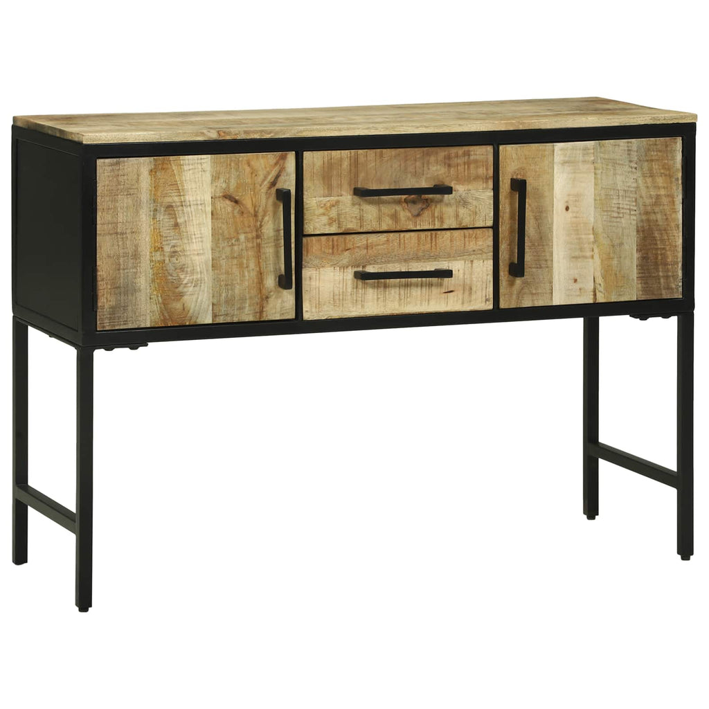 Konsolentisch mit Tür Braun 100 x 35 x 70 cm Massivholz Mango